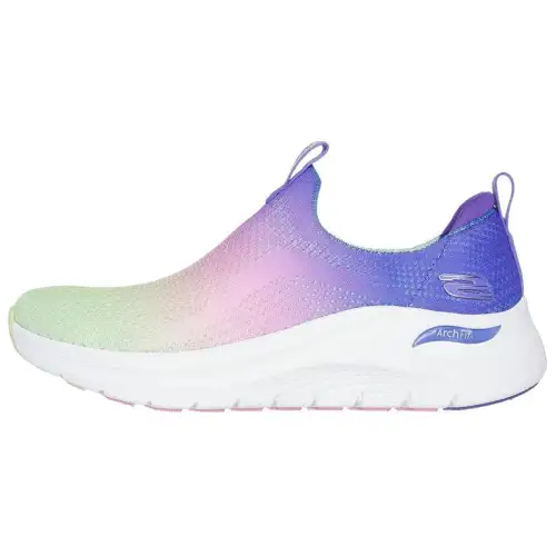 Skechers ARCH FIT 2.0 Low top Casual Shoes Women's Purple White