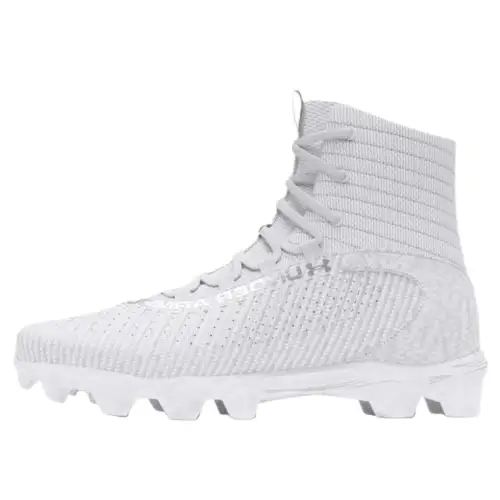 Under Armour Highlight 2 Textile, Synthetic Leather Soccer Shoes Men's Gray White