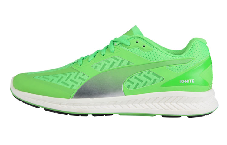 PUMA Ignite Powercool Low top Casual Shoes Men's Green Silver