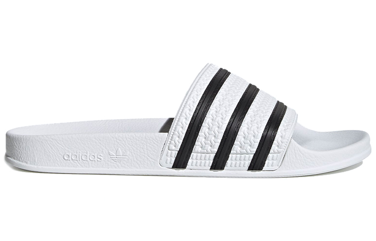 Шлепанцы adidas Adilette (черно-белые) — фото 2