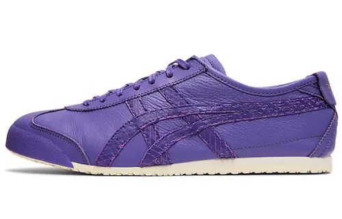 Onitsuka Tiger MEXICO 66 Cow Leather Cushioning Slip Resistant Low top Casual Shoes Unisex Purple
