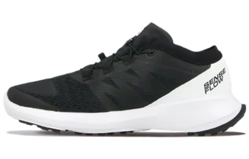 SALOMON SENSE FLOW W Leather Slip Resistant Abrasion Resistant Low top Outdoor Shoes Black White