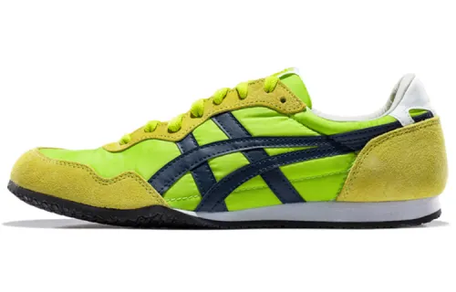 Onitsuka Tiger SERRANO Casual Shoes Unisex Low Top Lime Green/Dark Blue/White/Black