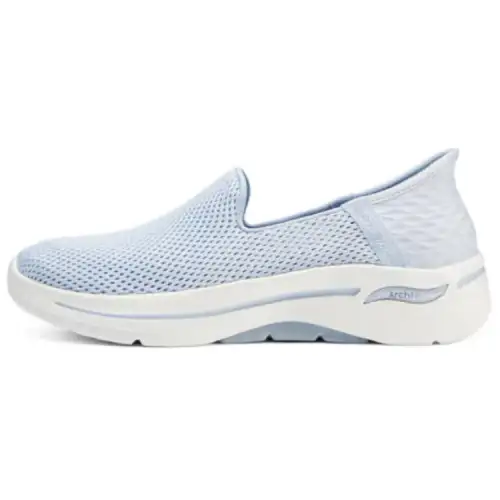 Skechers Slip Ins Fabric Low top Casual Shoes Women's Light Blue