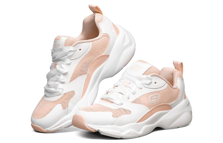 Женские кроссовки Skechers D'LITES (розовые) — фото 3