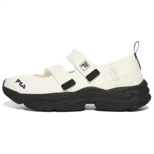 FILA Ray Abrasion Resistant Abrasion Resistant Low top Casual Shoes Unisex White Black