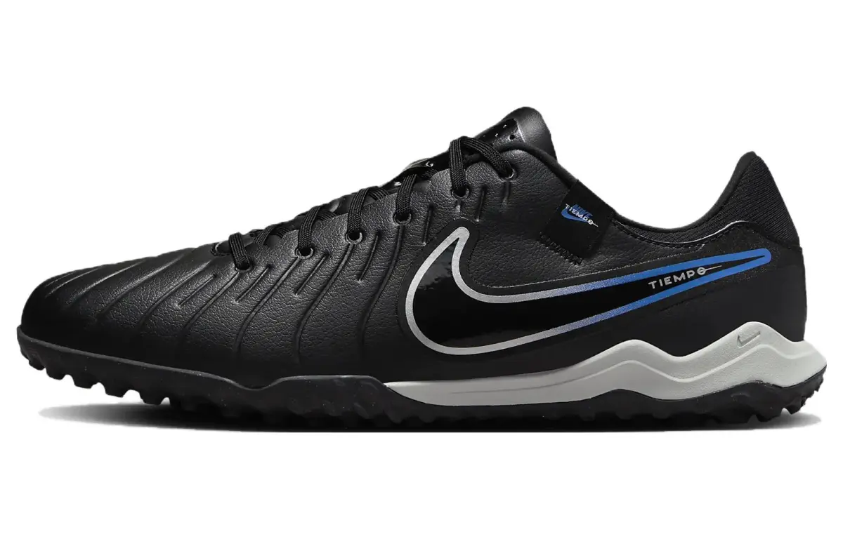 Nike Tiempo Legend 10 TF Turf Firm Ground, Artificial Turf Soccer Shoes Unisex Black