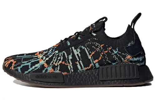 Adidas Originals NMD_R1 Primeknit 'Black Glitch'