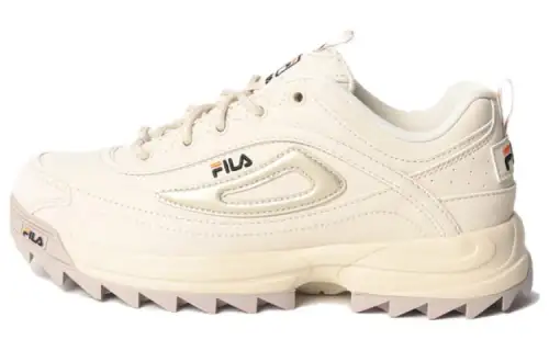 FILA Distorter Premium Comfortable Low top Casual Shoes Unisex Light Yellow Brown