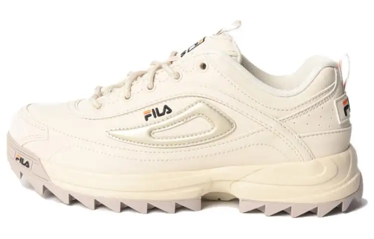 FILA Distorter Premium Comfortable Low top Casual Shoes Unisex Light Yellow Brown