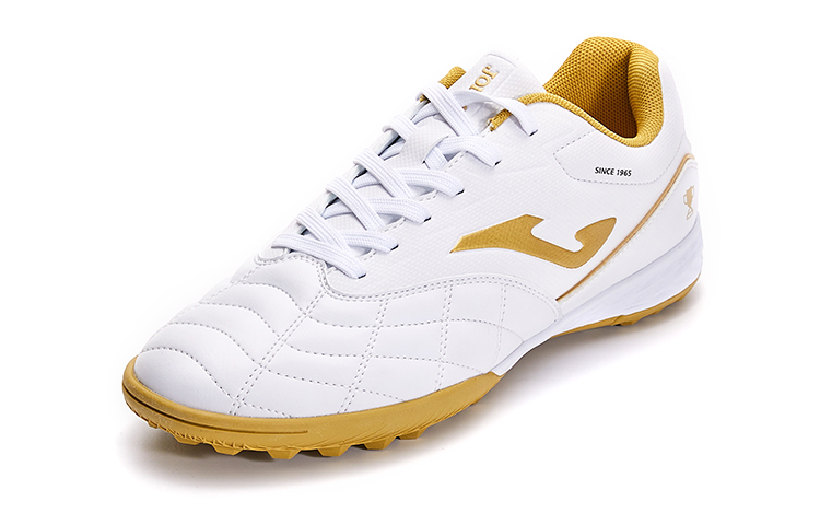Joma Liga T1 Tf Turf Artificial Ground, Indoor Slip Resistant Lightweight Soccer Shoes Men's White Gold
