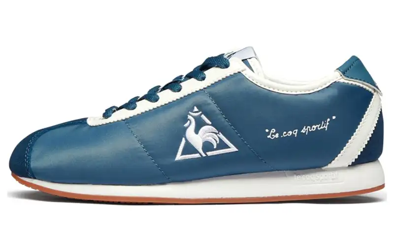 Le Coq Sportif Cushioning Abrasion Resistant Breathable Lightweight Low top Casual Shoes Unisex Dark Blue