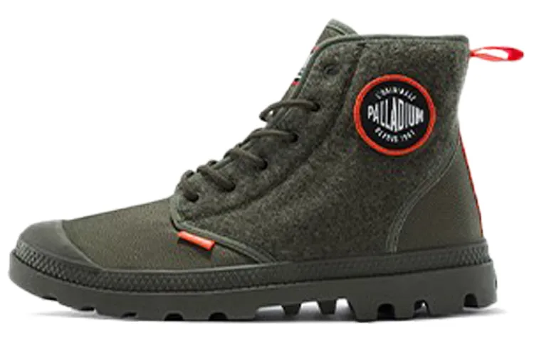 Palladium Pampa Combat Boots Unisex Army Green