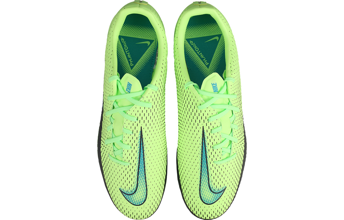 Бутсы Nike Phantom GT Academy (зелено-желтые) — фото 4