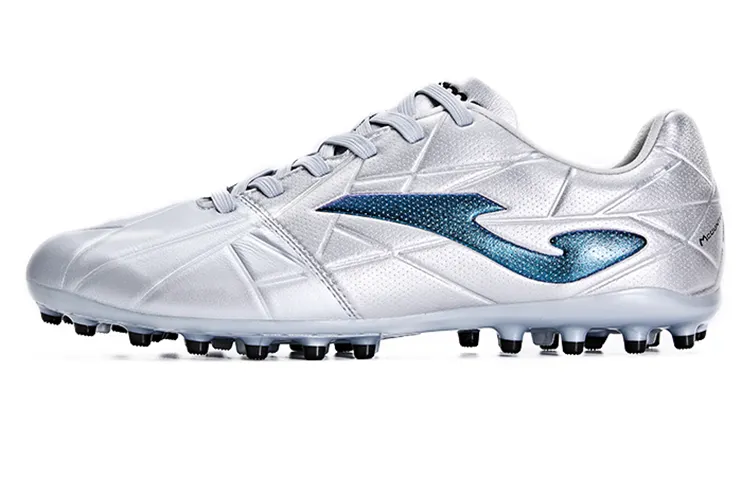 Joma Training Series MG Multi Ground Slip Resistant Abrasion Resistant Soccer Shoes Men's Silver