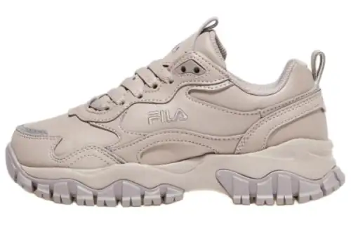 FILA Wear resistant And Lightweight Low top Casual Shoes Unisex Beige