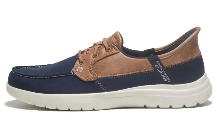 Skechers Slip Ins Cushioning Abrasion Resistant Cushioning, Wear Resistant Low top Casual Shoes Women's Dark Blue