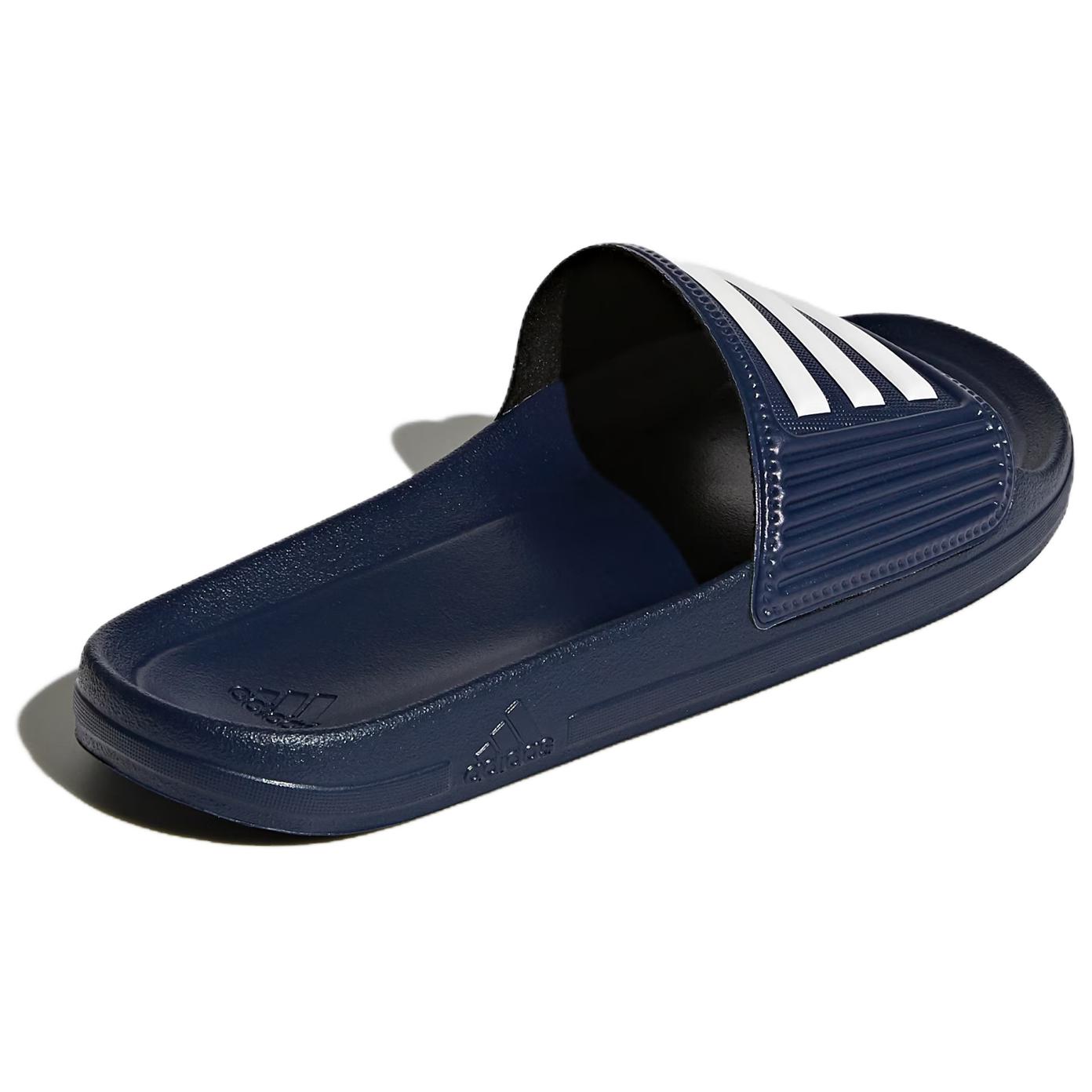 Мужские шлепанцы adidas Phaoxo (синие) — 学院藏青蓝/白色 — фото 3