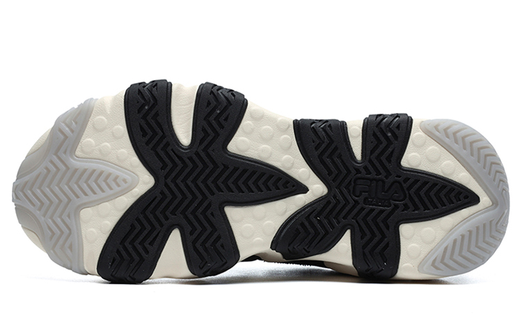 Женские кеды Fila FUSION STARFISH CANVAS (черно-белые) — 黑/微白 — фото 5