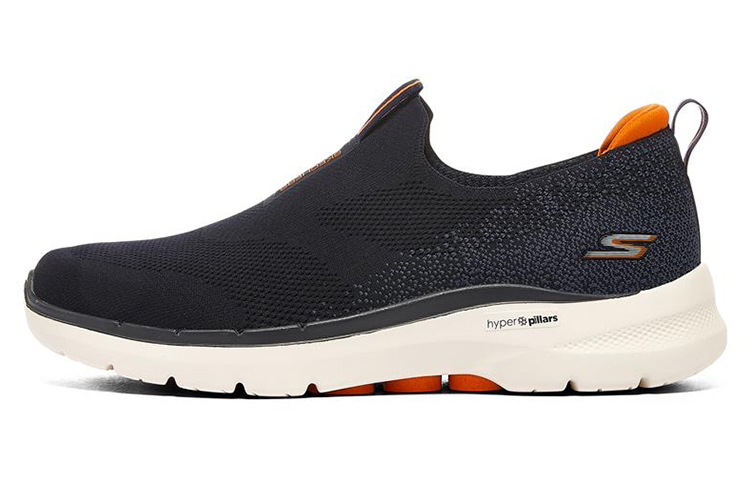 Skechers Skechers Go Walk 6 mesh sports and comfortable wear-resistant breathable and lightweight low-cut lifestyle shoes men's black