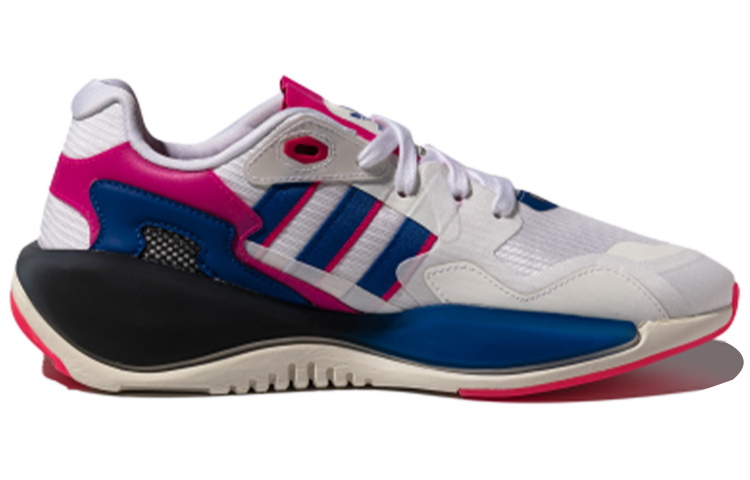 Кроссовки adidas originals ZX Alkyne (бело-розово-синие) — Белый / розовый / синий — фото 2