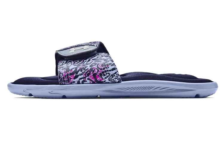 Under Armour Ignite Vi Graphic Strap Slides 'Blue Purple' Women's