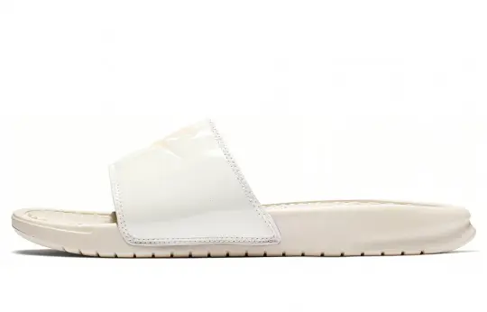 Nike Benassi Jdi Print Fashion Pink White Slippers 'White Pink' Women's