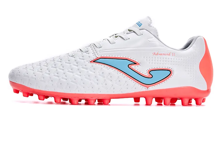 Joma MG Multi Ground Slip Resistant Abrasion Resistant Slip Resistant Abrasion Resistant Soccer Shoes Men's White Red