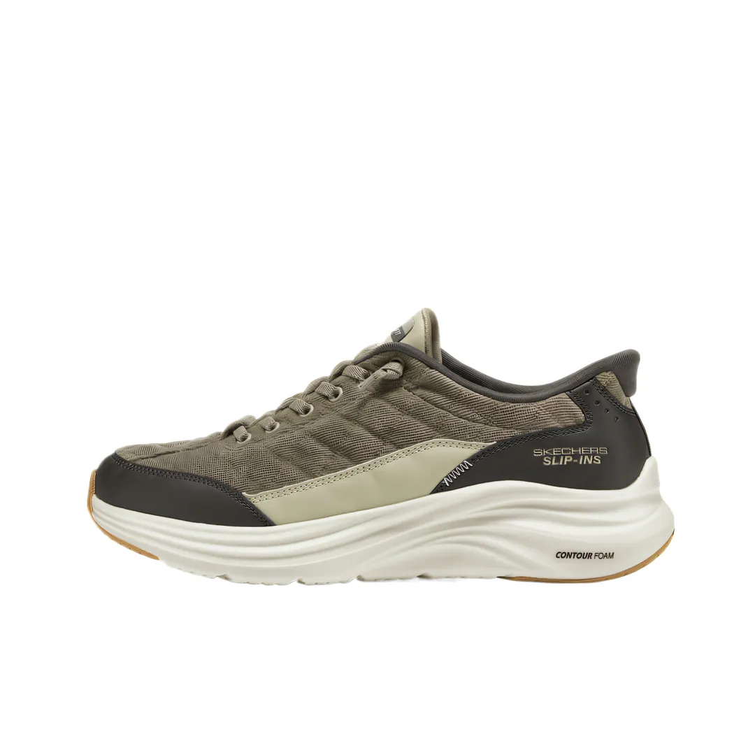 Skechers Slip On Casual Breathable Casual Shoes Men's Olive Green