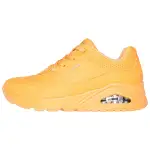 Skechers Uno Abrasion Resistant Low top Casual Shoes Women's Yellow