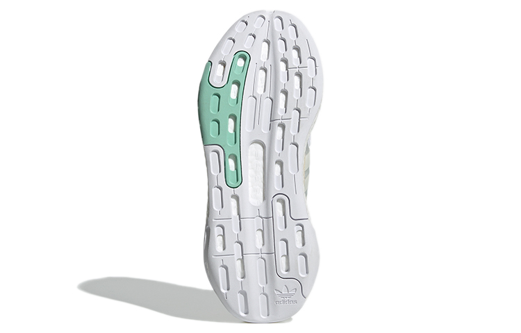 Женские кроссовки adidas originals Day Jogger TPU (бело-зелено-оранжевые) — Белый / зелёный / оранжевый — фото 6