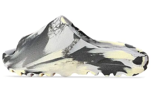 Adidas Originals Yeezy Slide 'MX Moon' Slip Resistant Abrasion Resistant Sports Slippers Men's Gray Black White