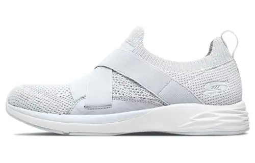 Skechers Bob's Glique Lightweight, Rebound, And Breathable Low top Sports Casual Shoes Women's Light Gray