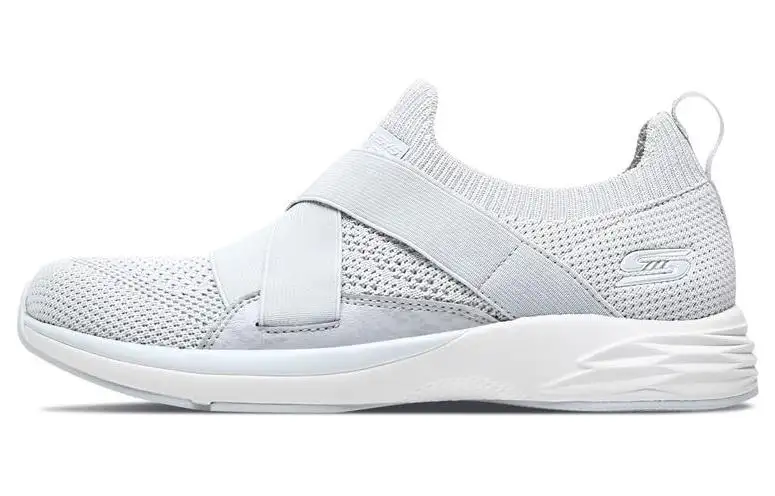 Skechers Bob's Glique Lightweight, Rebound, And Breathable Low top Sports Casual Shoes Women's Light Gray