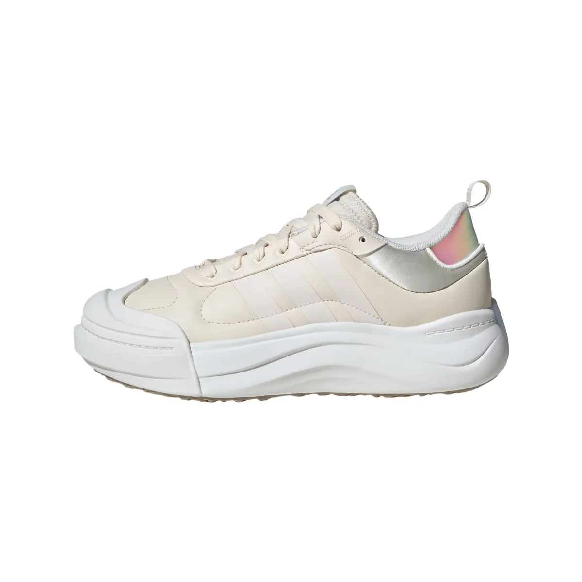 Adidas MAXXCOURT SPW Cushioning, Wear Resistant Low top Tennis Shoes Women's Ecru