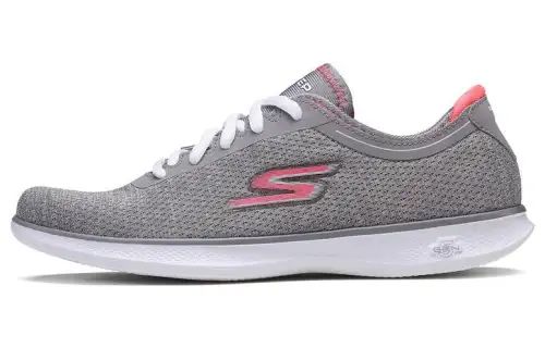 Skechers Go Step Lite Low top Sports Casual Shoes Women's Gray Pink
