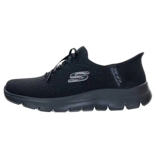 Skechers Abrasion Resistant Low top Casual Shoes Women's Black