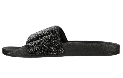 Skechers Slide Slippers Women's All Black