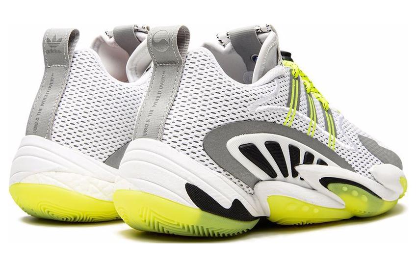 Мужские кроссовки adidas originals Crazy BYW X 2.0 (серо-желтый) — Серый / жёлтый — фото 4