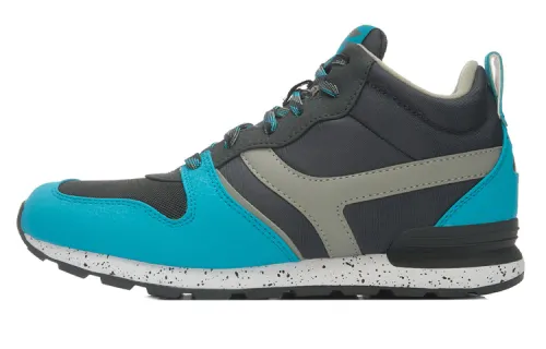 Li Ning Casual Shoes Men's Mid Top Gray/Blue