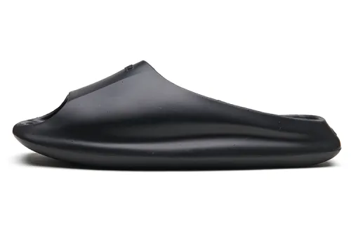 EQLZ EQUALIZER Quiet Abrasion Resistant Slide Slippers Unisex Ghost Black