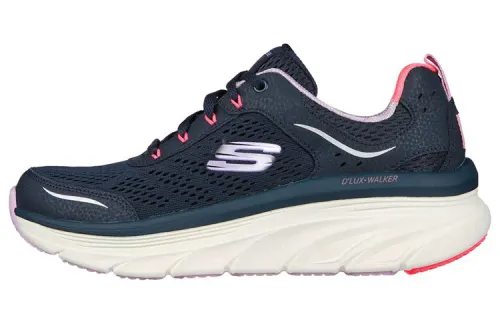 Skechers D'lux Walker Casual Shoes Women's Low Top Blue/Purple
