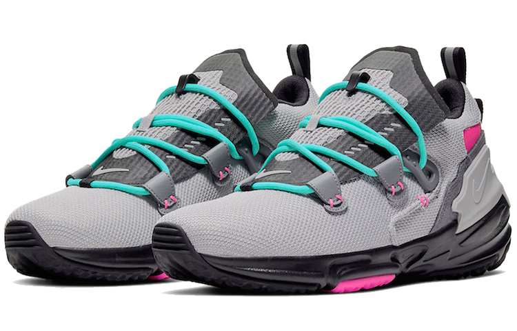 Мужские кроссовки Nike Zoom Moc (серый / розовый) — фото 2