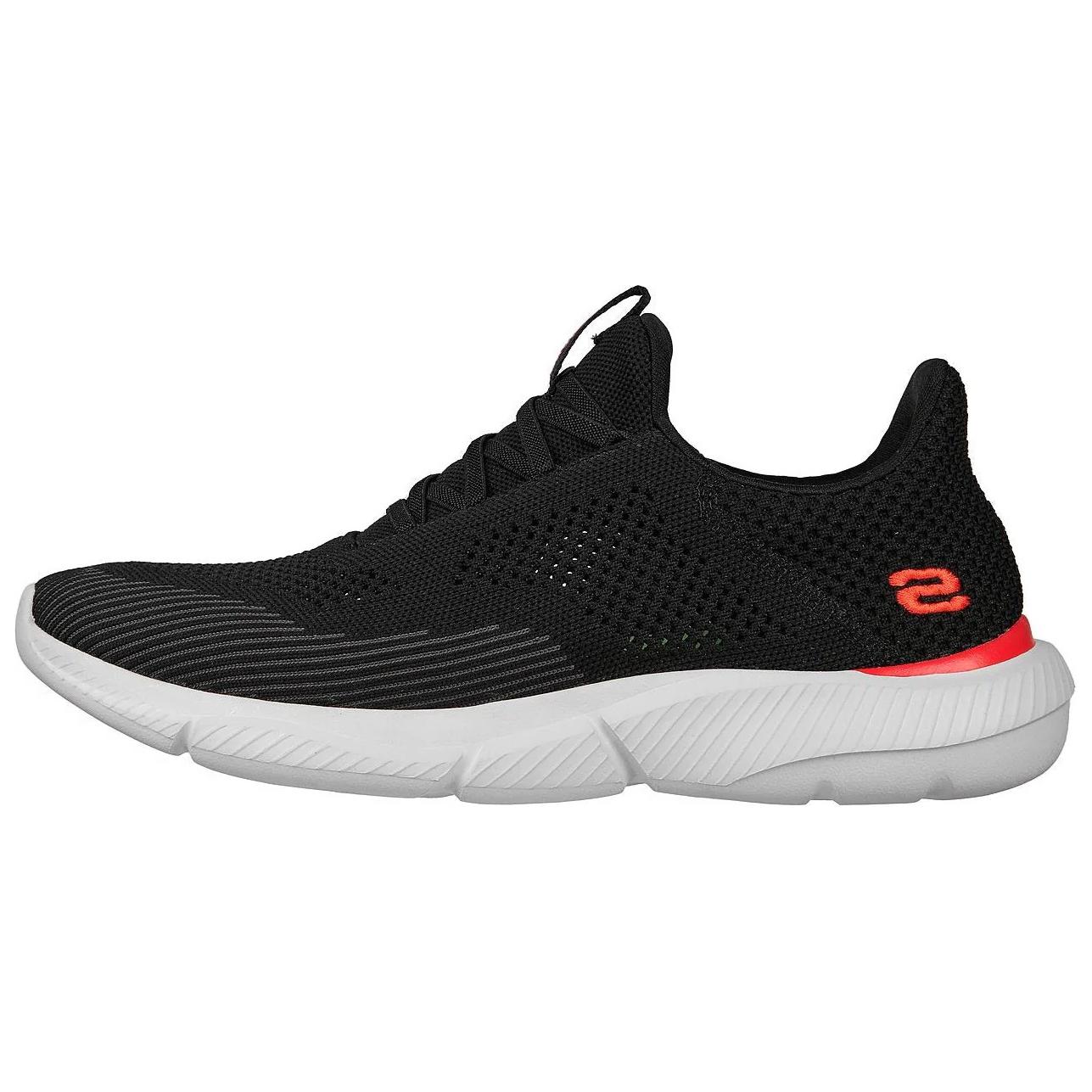 Skechers Ingram Mesh Low top Casual Shoes Men's Black Orange