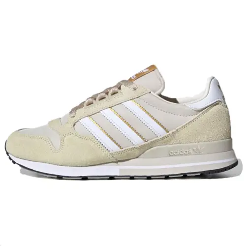 Adidas Originals ZX 500 Casual Shoes Women's Low Top Ecru/Brown