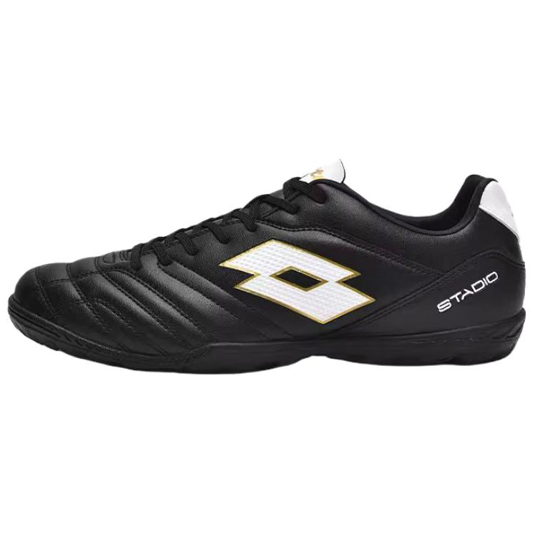 LOTTO SOLISTA Slip Resistant Abrasion Resistant Soccer Shoes Men’s Black