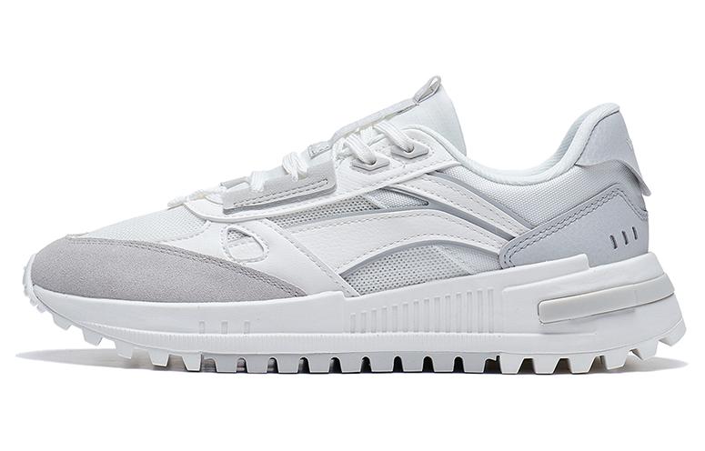 Li Ning Riding The Wind 2.0 Abrasion Resistant Breathable Coverage Low top Sports Casual Shoes Men's Gray White