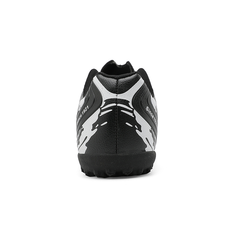 Binary TF Turf Synthetic Leather Soccer Shoes Unisex Black