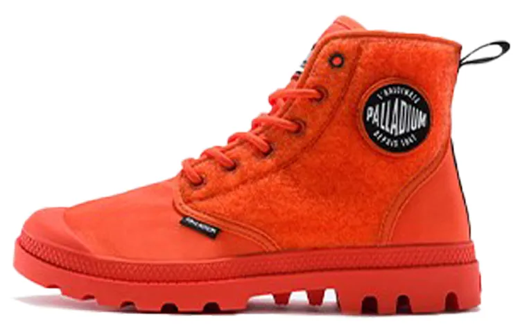 Palladium Pampa Combat Boots Unisex Orange