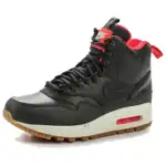 Nike Air Max 1 Mid Sneakerboot Reflect Sequoia/Black Bright Crimson Mint Women's